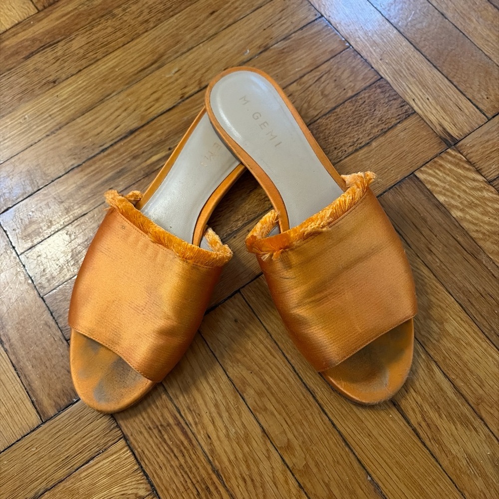 M. Gemi Women's Orange Mules
